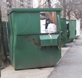 Photo by Margaret Mendel dumpster