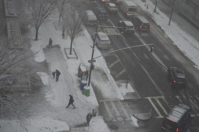 Photo by Margaret Mendel snowy street